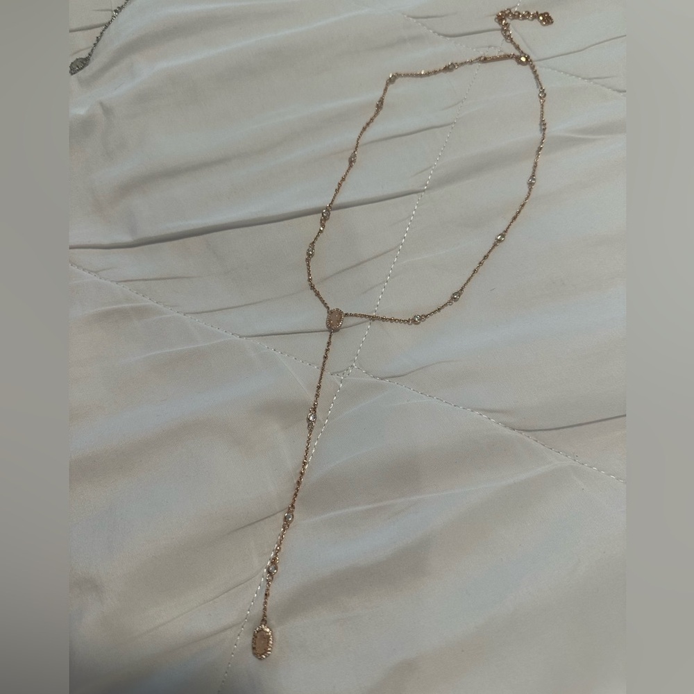 Rose Gold Drusy Drop Kendra Scott